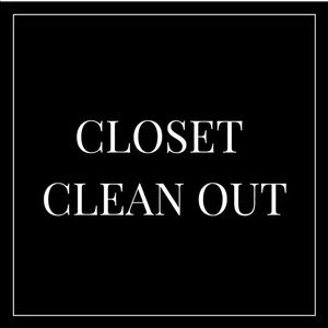 CLOSET CLEAN OUT